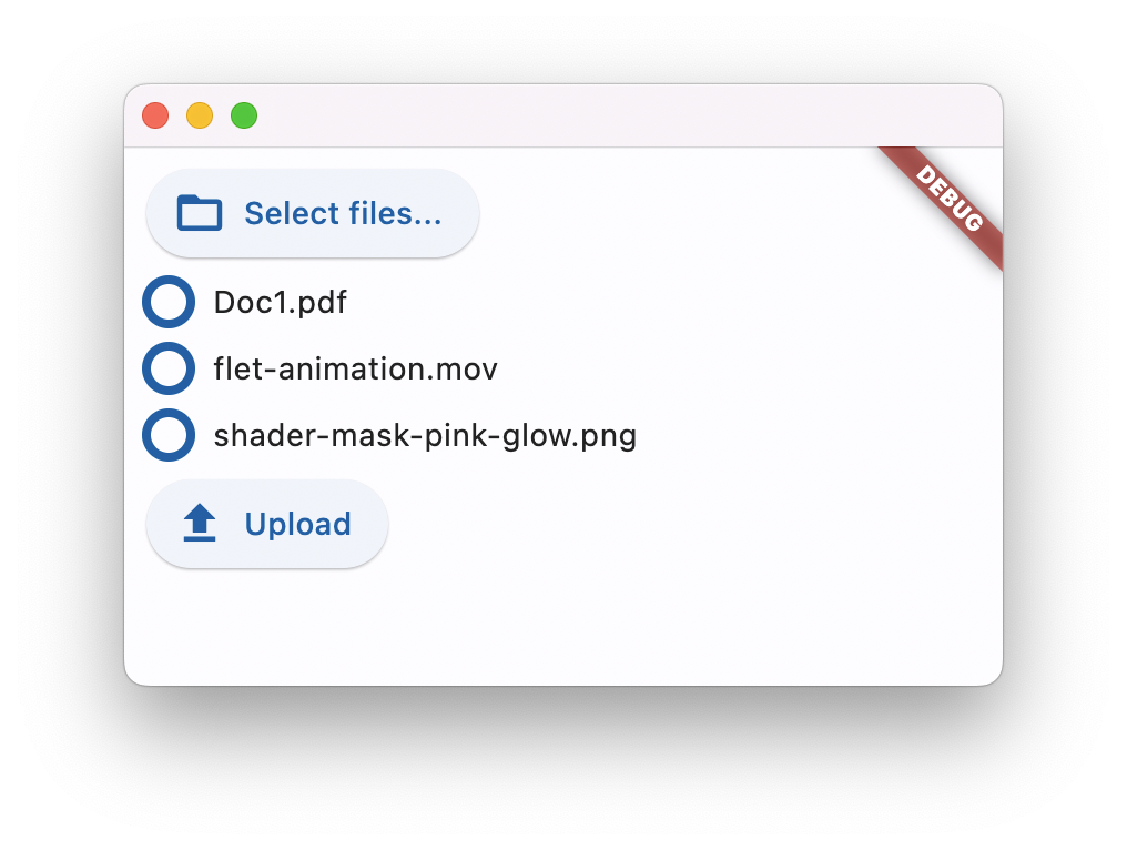 File picker and uploads | Flet