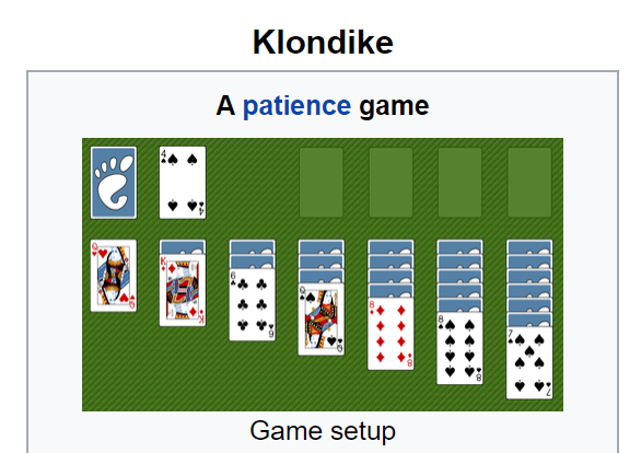 Klondike (solitaire) - Wikipedia